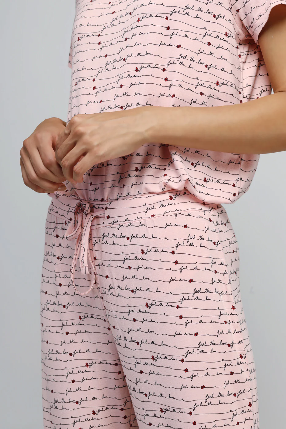 Feel The Love Cuff Pajamas - Image 3