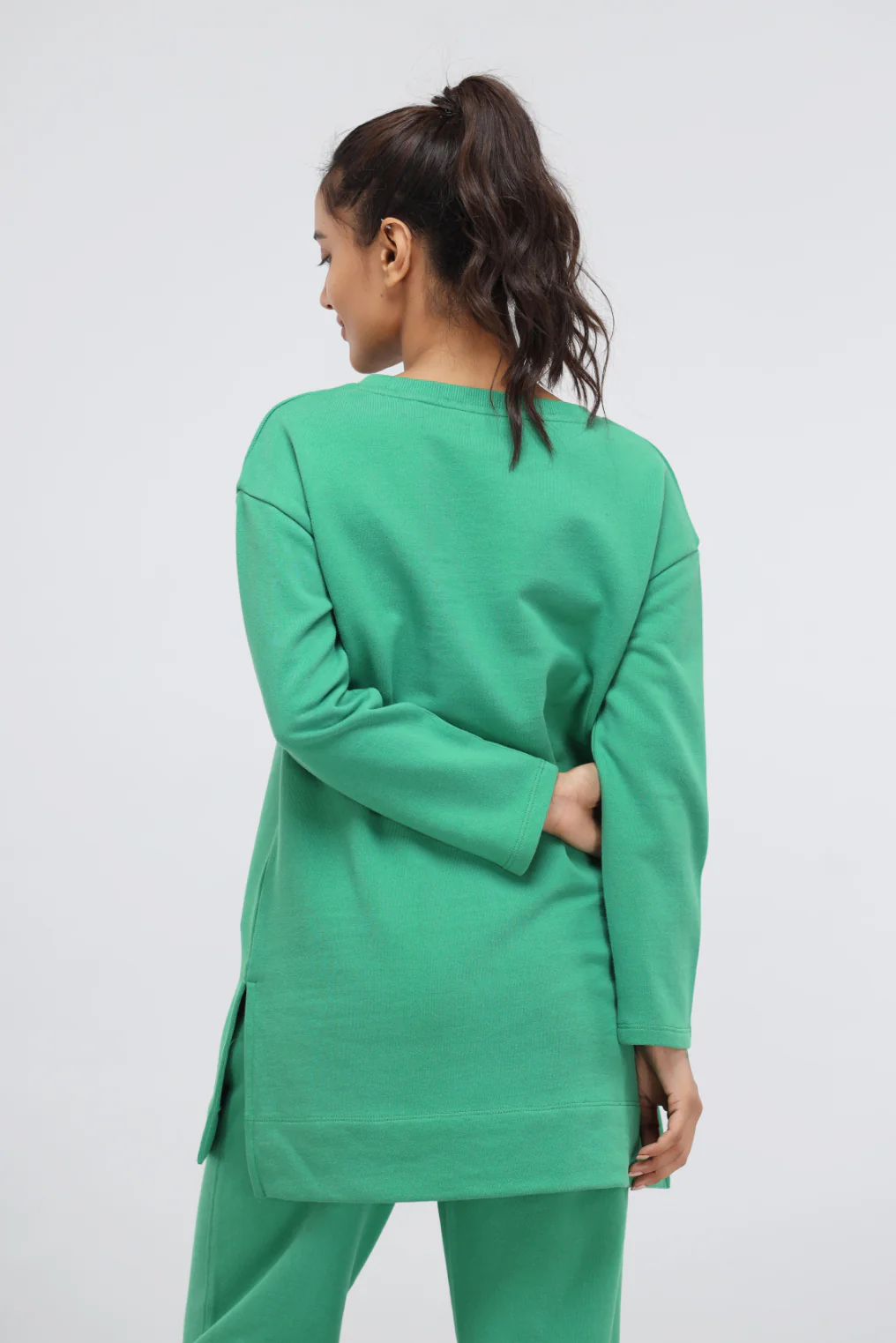 Green Bee Cotton Terry Pullover Set - Image 3