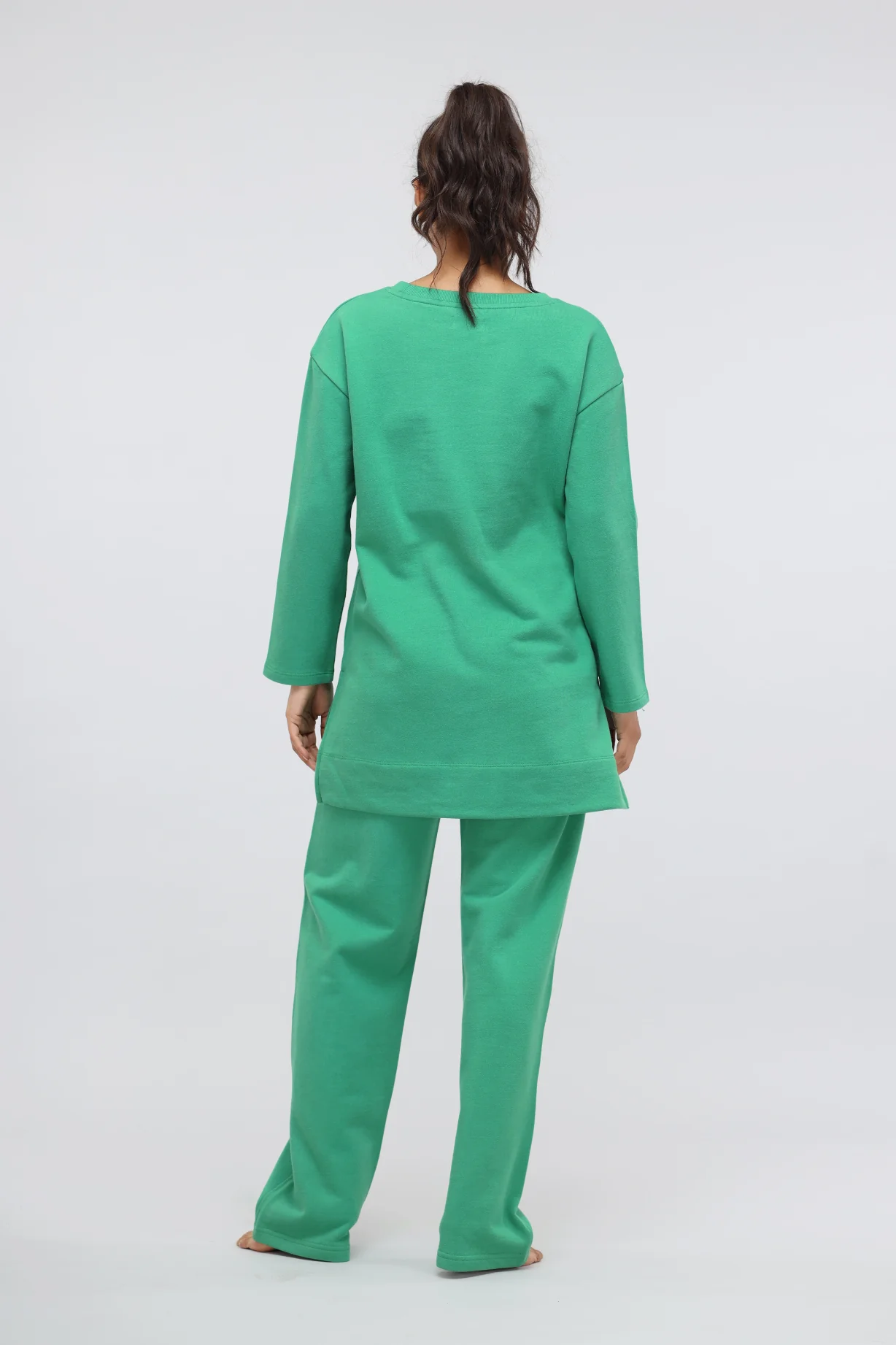 Green Bee Cotton Terry Pullover Set - Image 6